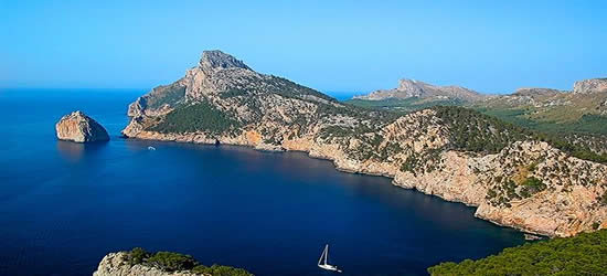 La costa noreste de Mallorca