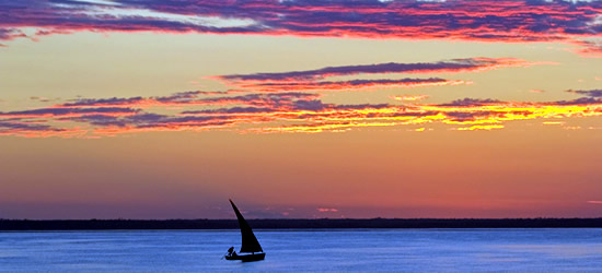 Sueño-como la puesta del sol, Mozambique