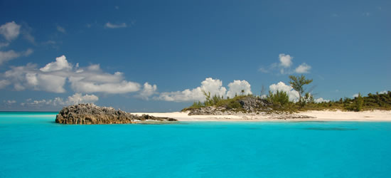 Vista desde un yate, Bahamas