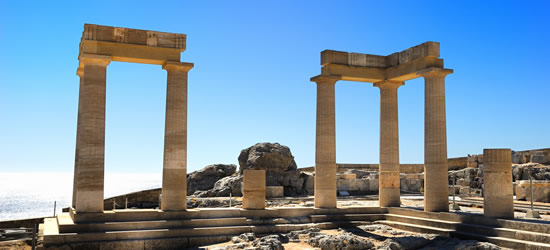 La antigua Acrópolis, Rodas