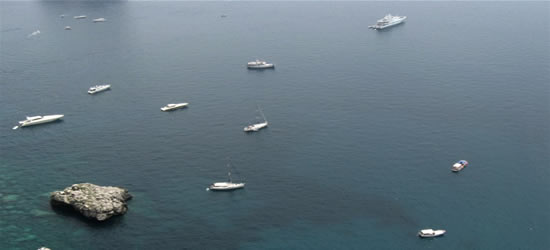 Vista aérea de Capri