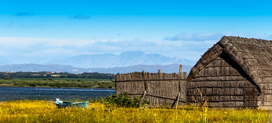 Pueblo pesquero histórico, sur de Francia
