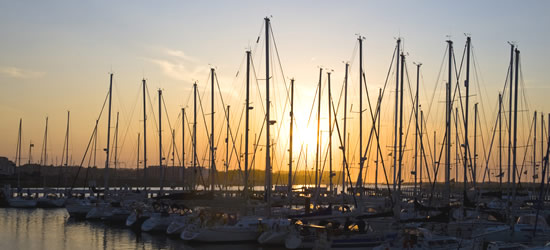 Sunset Nieuwpoort Marina