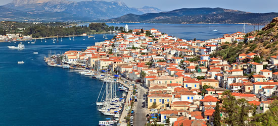 La isla griega de Poros