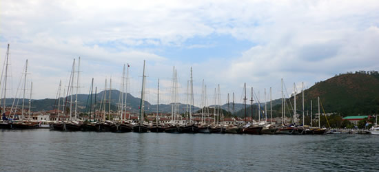 Puerto de Marmaris, Turquía