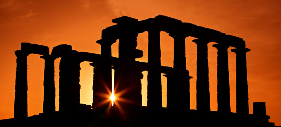 El Templo de Poseidón, Cabo Sounion